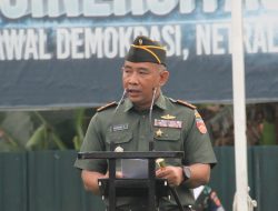 Upacara Pengibaran Bendera Merah Putih Di Kodim 0723/Klaten, Dandim Bacakan Amanat KASAD