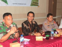 Hadiri Rapat Koordinasi Serap Gabah Dan Beras Kabupaten Klaten, Dandim Klaten Sampaikan Ini