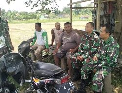 Babinsa Koramil Klaten Utara Jalin Komunikasi Bersama Gapoktan Dadi Makmur Sampaikan ini