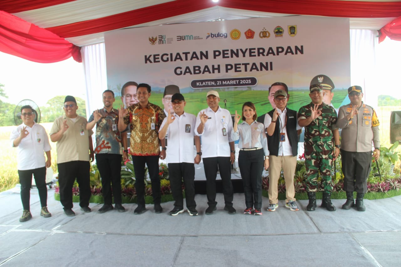 Kunjungan Kerja Kementerian RI: Penyerapan Gabah Petani Di Kabupaten Klaten