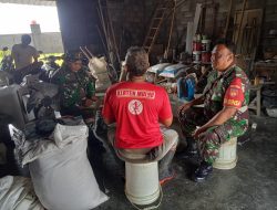 Sampaikan Ini, Babinsa Desa Gatak Klaten Sambangi Warga Penggilingan Padi Dukuh Ngemplak