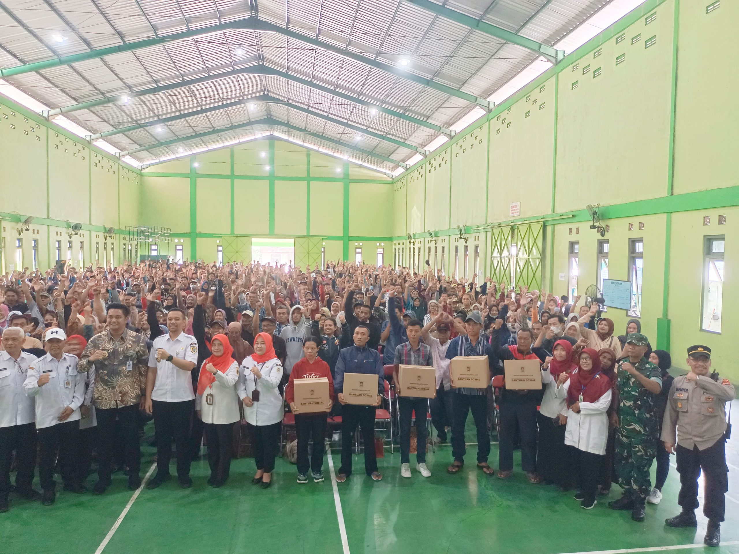 Hadiri Sosialisasi Peluang Kerja dan Pemberian Bantuan Sosial Di Desa Mrisen Juwiring, Ini Kata Danramil