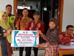 Babinsa Koramil 22/Wonosari Memonitoring Penyaluran BLTDD Tahap I, II, III Tahun 2025 Desa Sidowarno Klaten