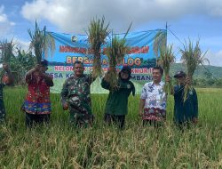 Danramil 09/Prambanan Hadiri Wiwitan Panen Padi Dan Serap Gabah Bersama Bulog Di Desa Kotesan Prambanan Klaten