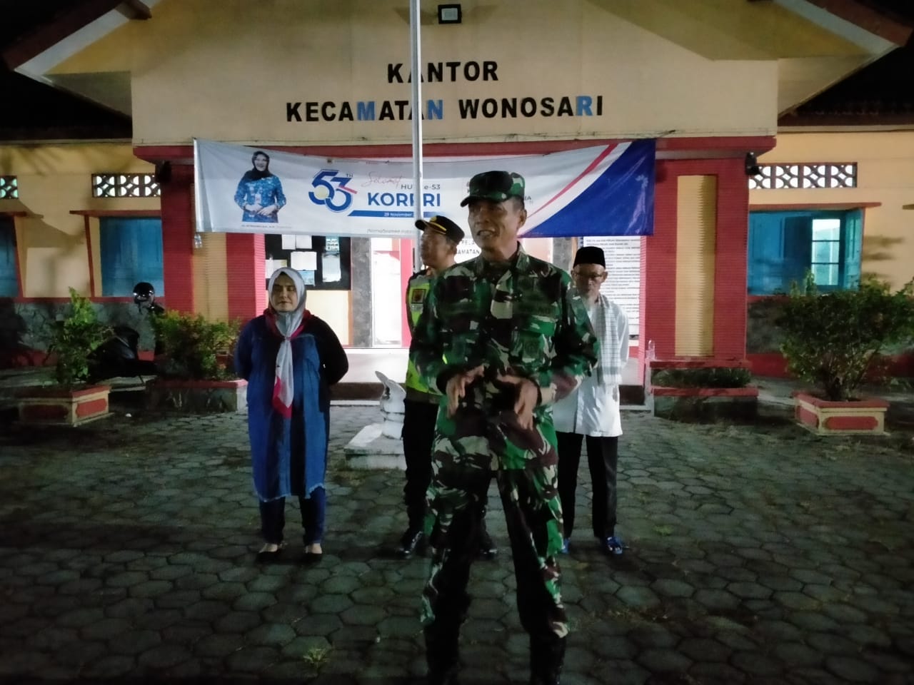 Danramil 22 Wonosari Pimpin Apel Gabungan Kesiapan Pengamanan Hari Raya Idul Fitri Di Kecamatan Wonosari