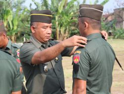 Kodim 0723/Klaten Gelar Upacara Korp Raport Kenaikan Pangkat Bintara Dan Tamtama