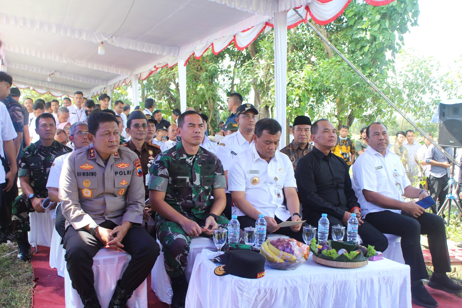 Dandim 0723/Klaten Hadiri Vicon Gerakan Tanam Padi Serentak 2025 Bersama Presiden Prabowo