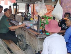Babinsa Kodim Klaten Sambangi Warung Angkringan Sampaikan ini