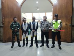 Warga Rayakan Ibadah Paskah, Anggota Koramil 24/Klaten Utara Amankan Gereja Wilayah Kecamatan Klaten Utara