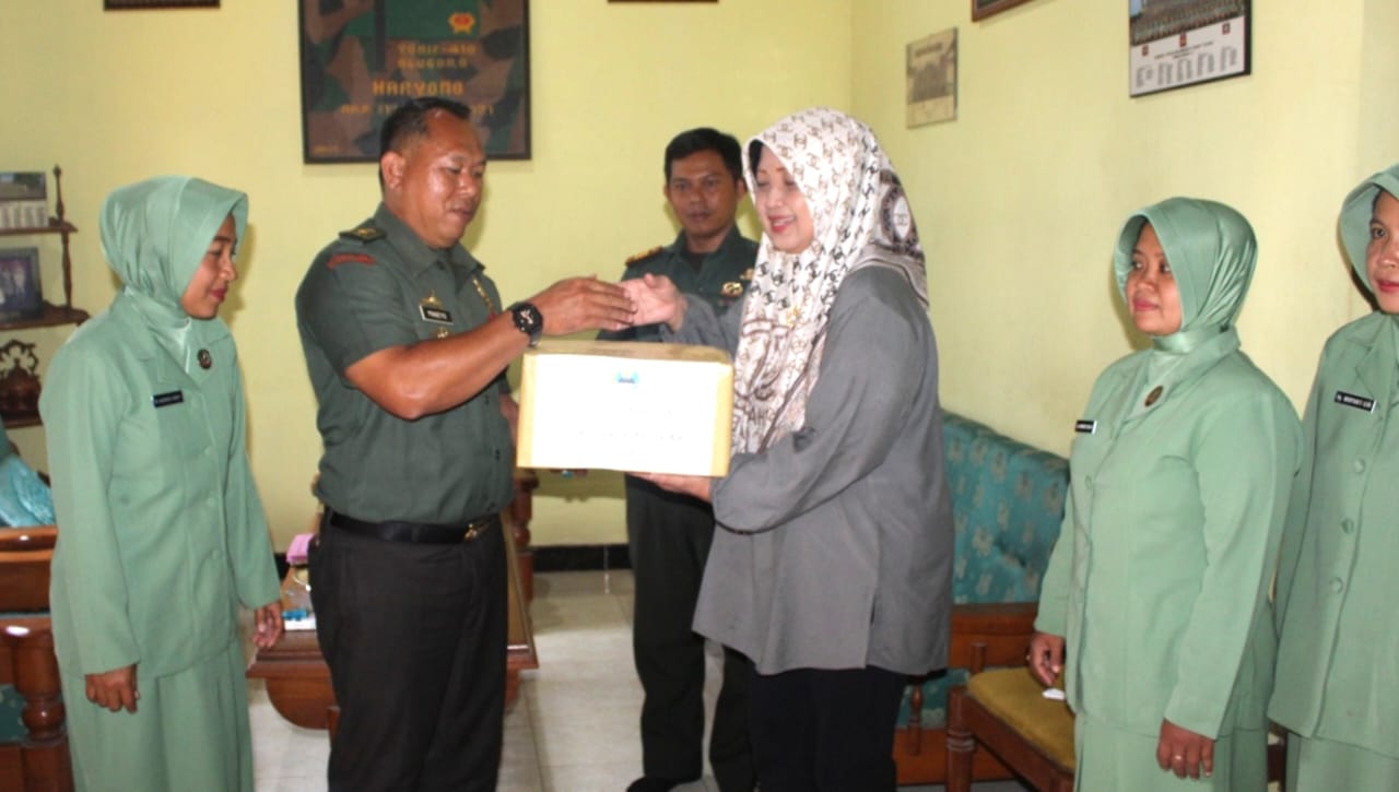 Kodim 0723/Klaten Gelar Anjangsana Dan Santunan Anak Yatim Dalam Rangka Hut Ke-59 Korem 074/Warastratama