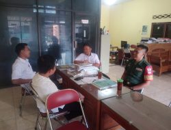 Perkuat Sinergi, Babinsa Koramil Delanggu Jalin Komunikasi Bersama Aparat Pemerintah Desa Bowan Klaten
