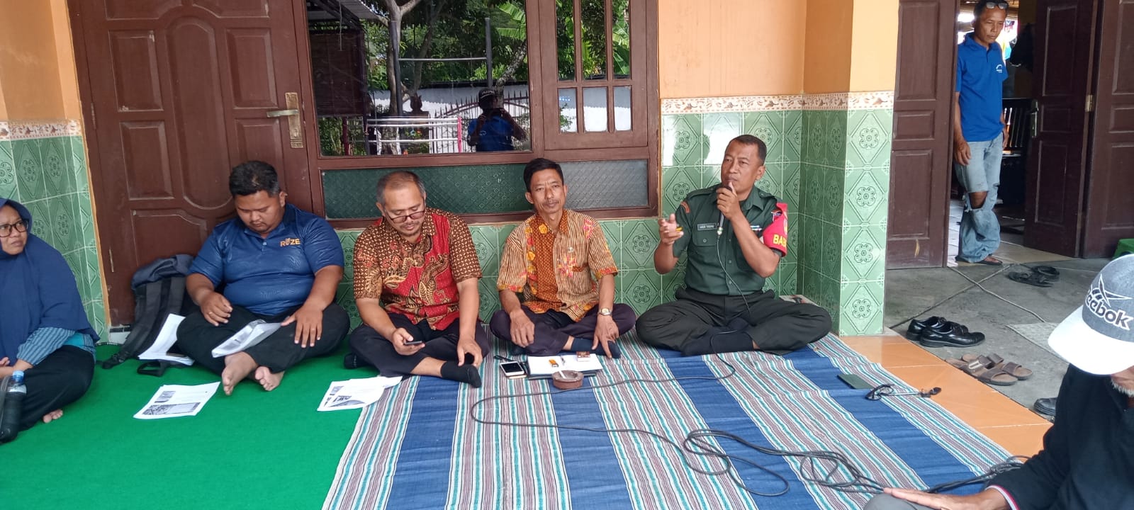 Babinsa Desa Bentangan Klaten Hadiri Pertemuan Kelompok Tani, Sampaikan Ini