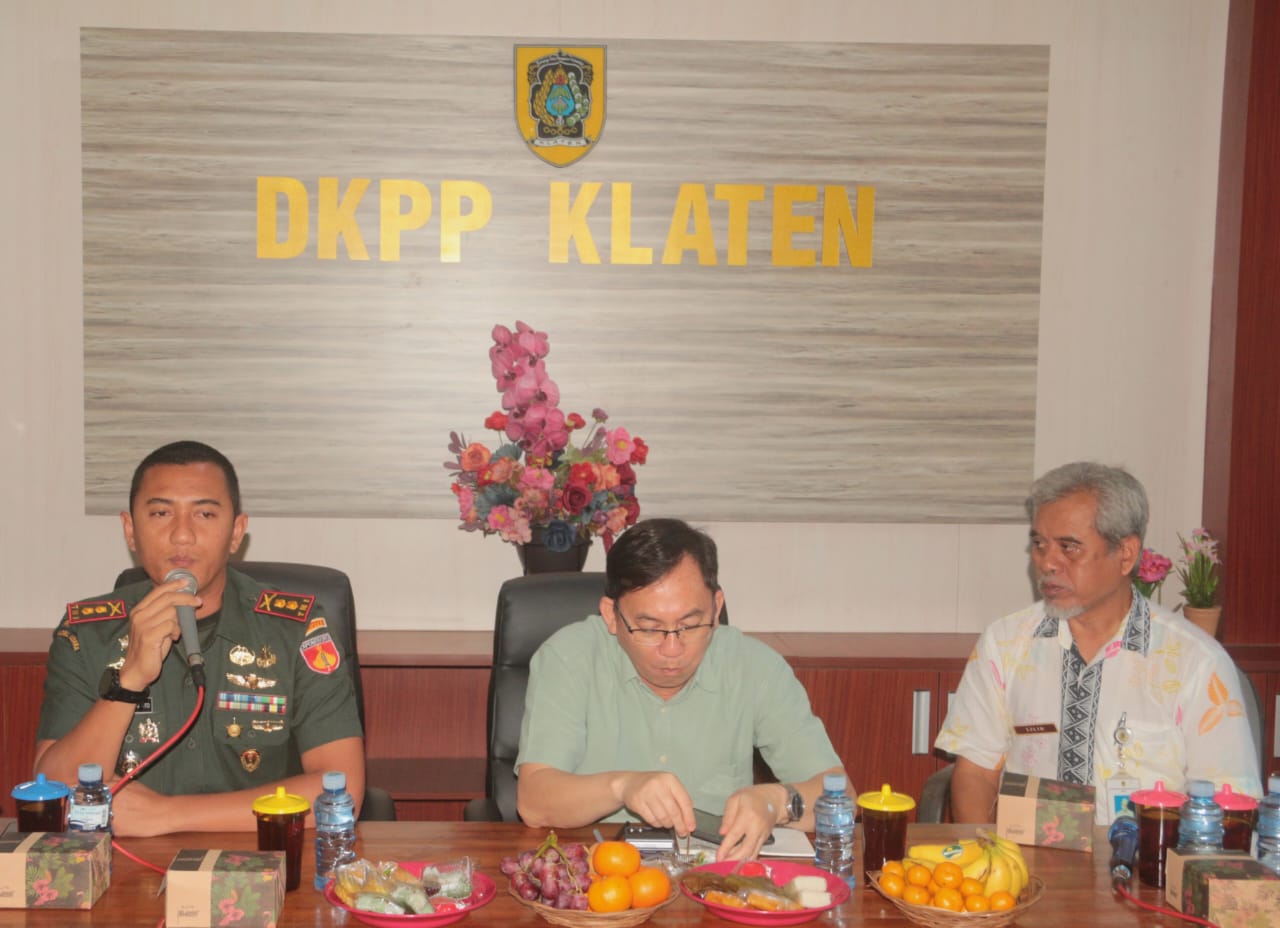 Dandim 0723/Klaten Hadiri Rapat Luas Tambah Tanam Bersama Dirjen Tanaman Pangan Kementan RI