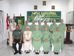 Rapat Paripurna Serah Terima Jabatan Ketua Persit KCK Cabang XLIV Dim 0723 Klaten Dan Ketua Yayasan Kartika Jaya Berlangsung Khidmat