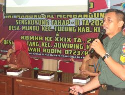 Kodim 0723/Klaten Gelar Rapat Pleno TMMD Sengkuyung Tahap II Dan KBMKB Ke-XXIX: Sinergi Membangun Desa