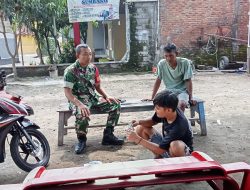 Himbaunya Babinsa Koramil 24/Klaten Utara Saat Sambangi Tokoh Pemuda Desa Belang Wetan