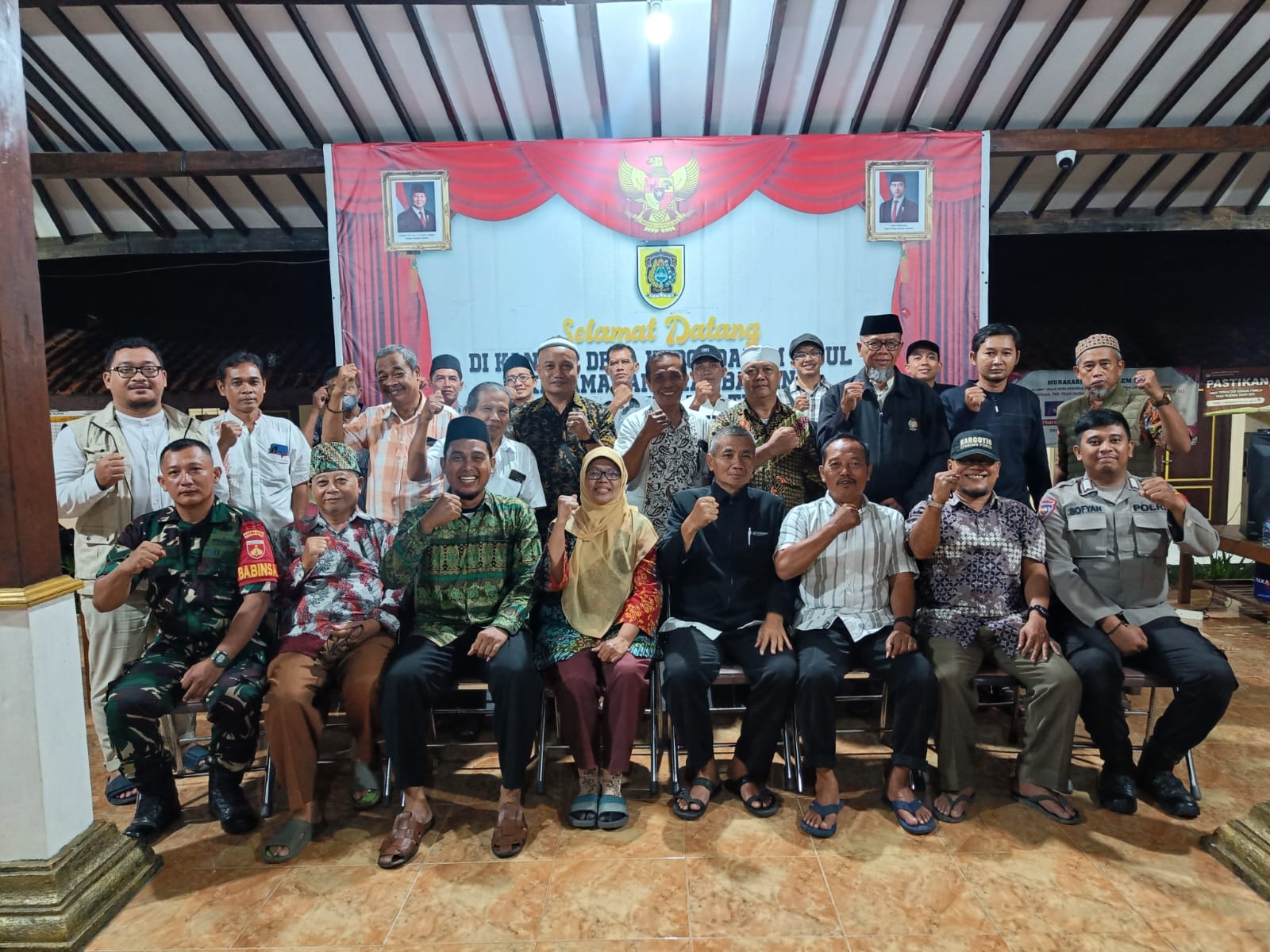 Harapan Babinsa Kebondalem Kidul Hadiri Laporan Pertanggungjawaban BUMDes Murakabi