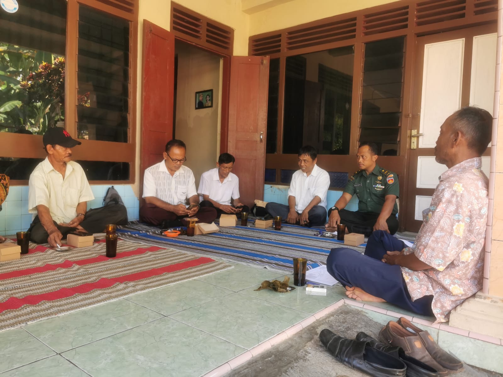 Babinsa Koramil Cawas Bersama Pemerintah Desa Balak Klaten Sosialisasikan Bantuan Irigasi Perpompaan Untuk Dukung Produktivitas Pertanian