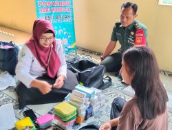 Babinsa Desa Balak Klaten Dampingi Kegiatan Posyandu Dalam Rangka Implementasi Integritas Pelayanan (ILP)