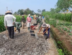 Koramil 16 Tulung Laksanakan Karya Bakti Mandiri Klaten Bersinar (KBMKB) Tahun 2025 Di Desa Sudimoro
