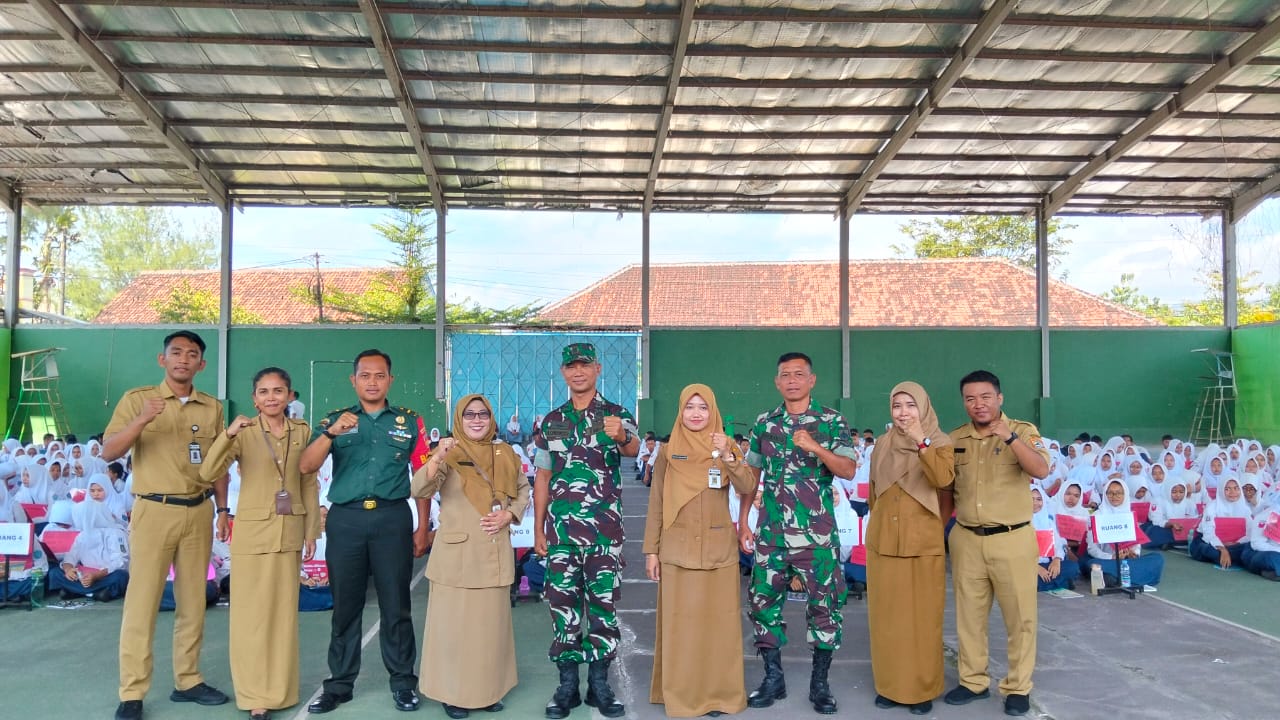 Beri Wasbang Dan Penyuluhan Bahaya Judi Online SMA Negeri 1 Cawas Klaten, Ini Kata Bati Tuud Koramil 20/Cawas