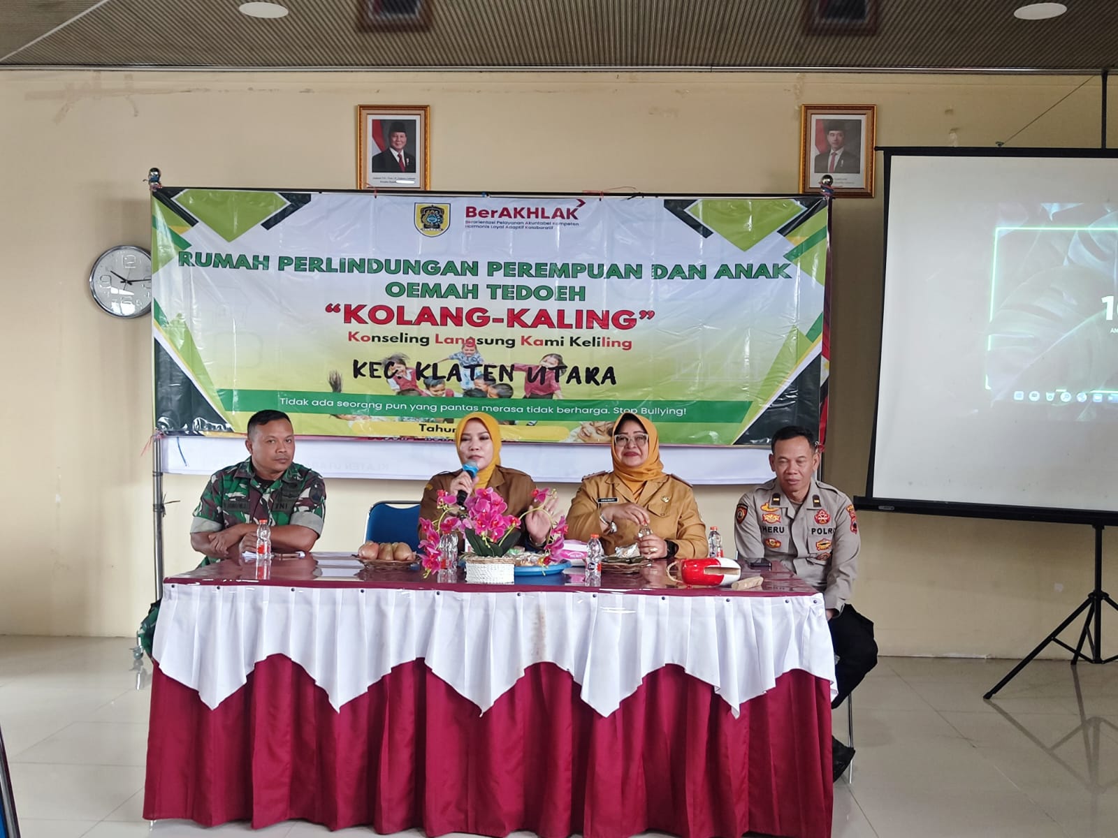 Danramil 24 Klaten Utara Hadiri Rapat Rumah Perlindungan Perempuan Dan Anak “Omahe Tedoeh Kolang Kaling”