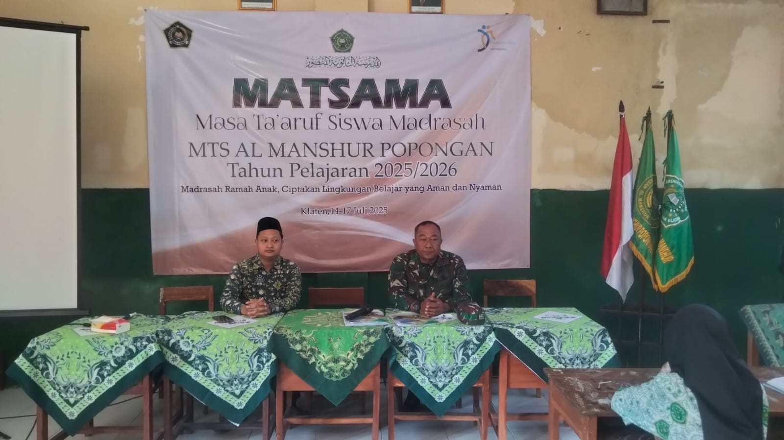 Koramil 22/Wonosari Binaan Karakter Melalui Pelatihan PBB Dan Materi Wasbang Di Tiga Sekolah Wilayah Wonosari Klaten