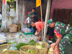 Babinsa Koramil 20 Cawas Monitoring Harga Sembako Pastikan Stabilitas Harga Aman