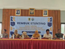 Rembuk Stunting Sebagai Upaya Penanggulangan Terintegrasi Di Tingkat Desa