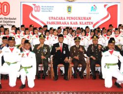 Putra-Putri Terbaik Klaten Resmi Dikukuhkan Sebagai Paskibraka HUT Ke-80 Republik Indonesia