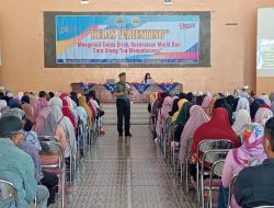 Cegah Gangguan Psikologis Pada Siswa, Danramil Ngawen Berikan Pembekalan Untuk Orang Tua SMKN 2 Klaten