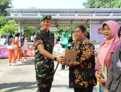 Kodim 0723/Klaten Gelar Karya Bakti Teritorial Prima Lewat Bakti Kesehatan, Bazar Murah Dan Baksos