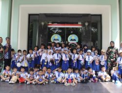 Kodim 0723/Klaten Terima Kunjungan Edukatif TK Speak First Klaten