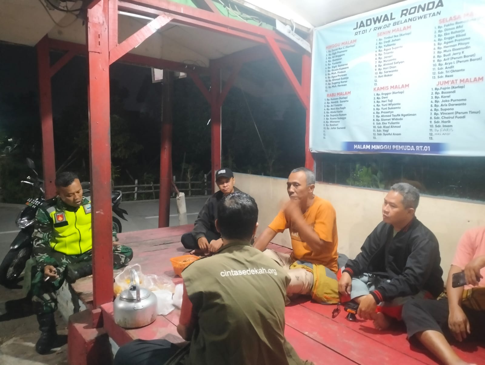 Koramil Klaten Utara Sambangi Pos Kampling