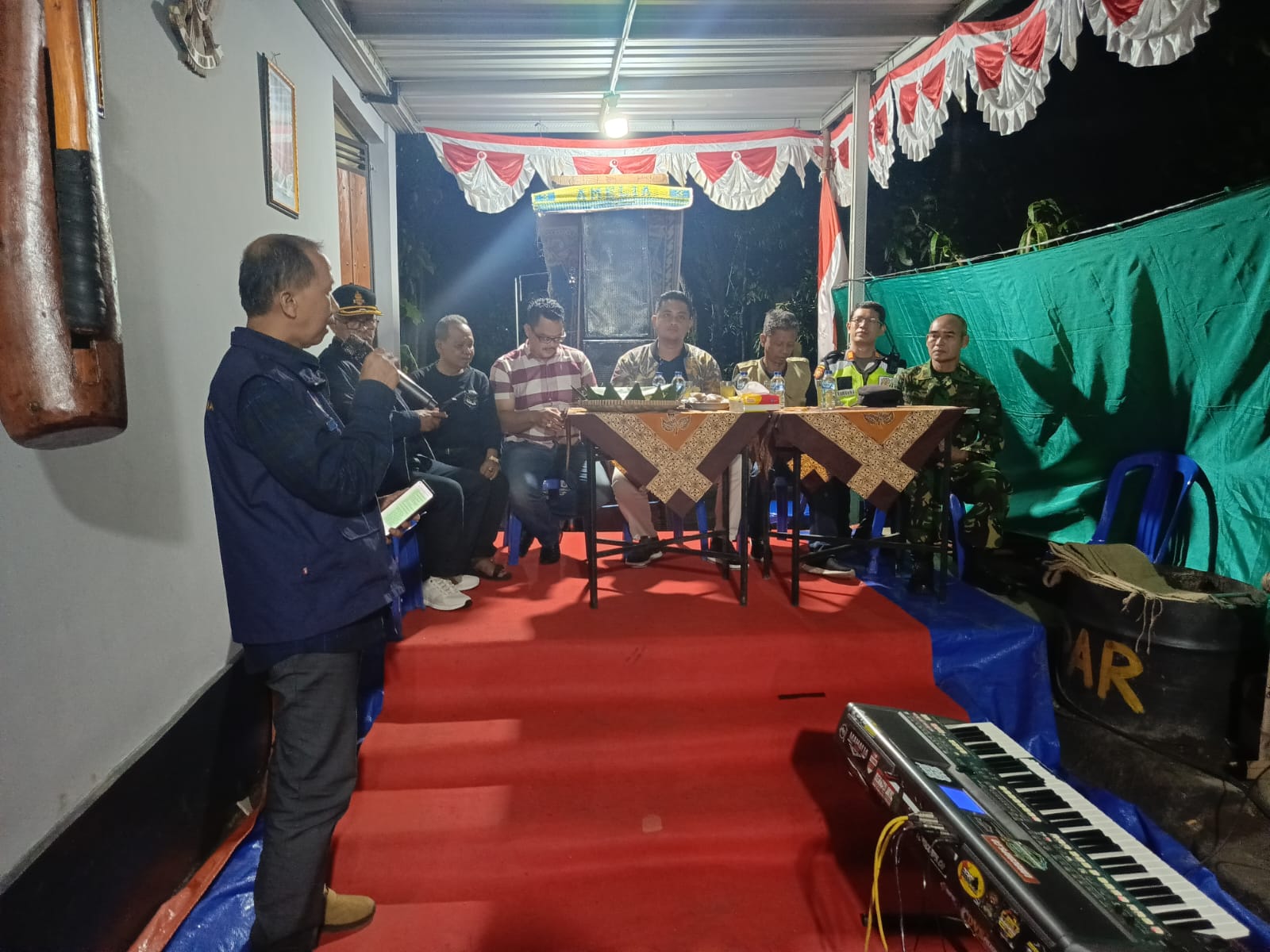 Koramil Jajaran Kodim Klaten Hadiri Penilaian Lomba Pos Satkamling Tingkat Kabupaten Klaten Tahun 2025