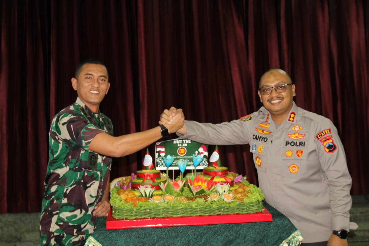 Kejutan Polres Klaten Warnai HUT TNI Ke-80 Di Kodim 0723/Klaten
