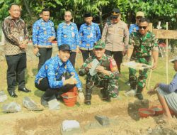 Dandim Dan Wabup Klaten Letakkan Batu Pertama Koperasi Desa Merah Putih Randulanang