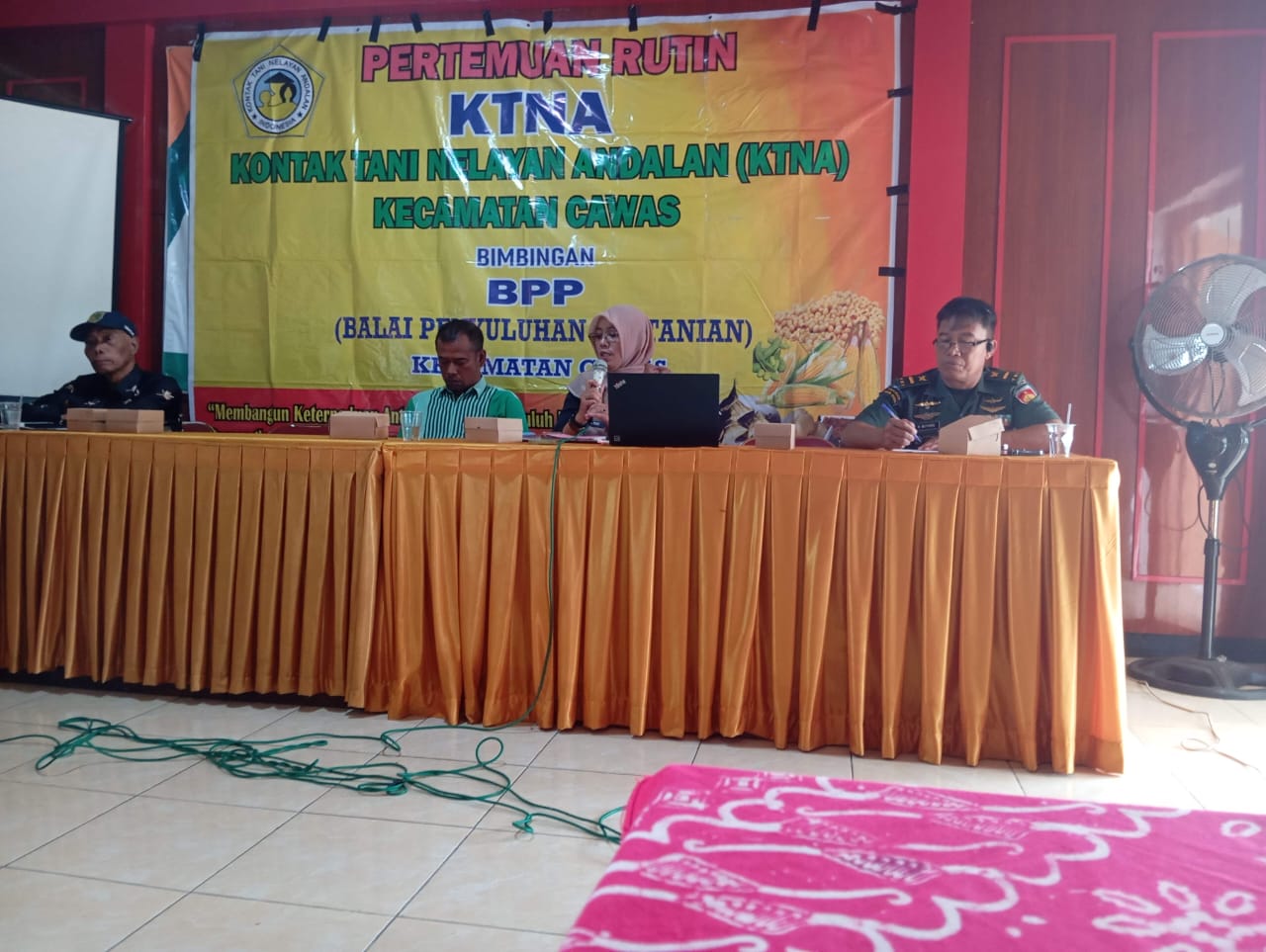 Koramil 20/Cawas Hadiri Pertemuan KTNA Di Desa Bogor Klaten, Ini Harapannya