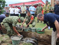 Wakil Panglima TNI Tinjau Pembangunan Koperasi Desa Merah Putih Di Kabupaten Klaten