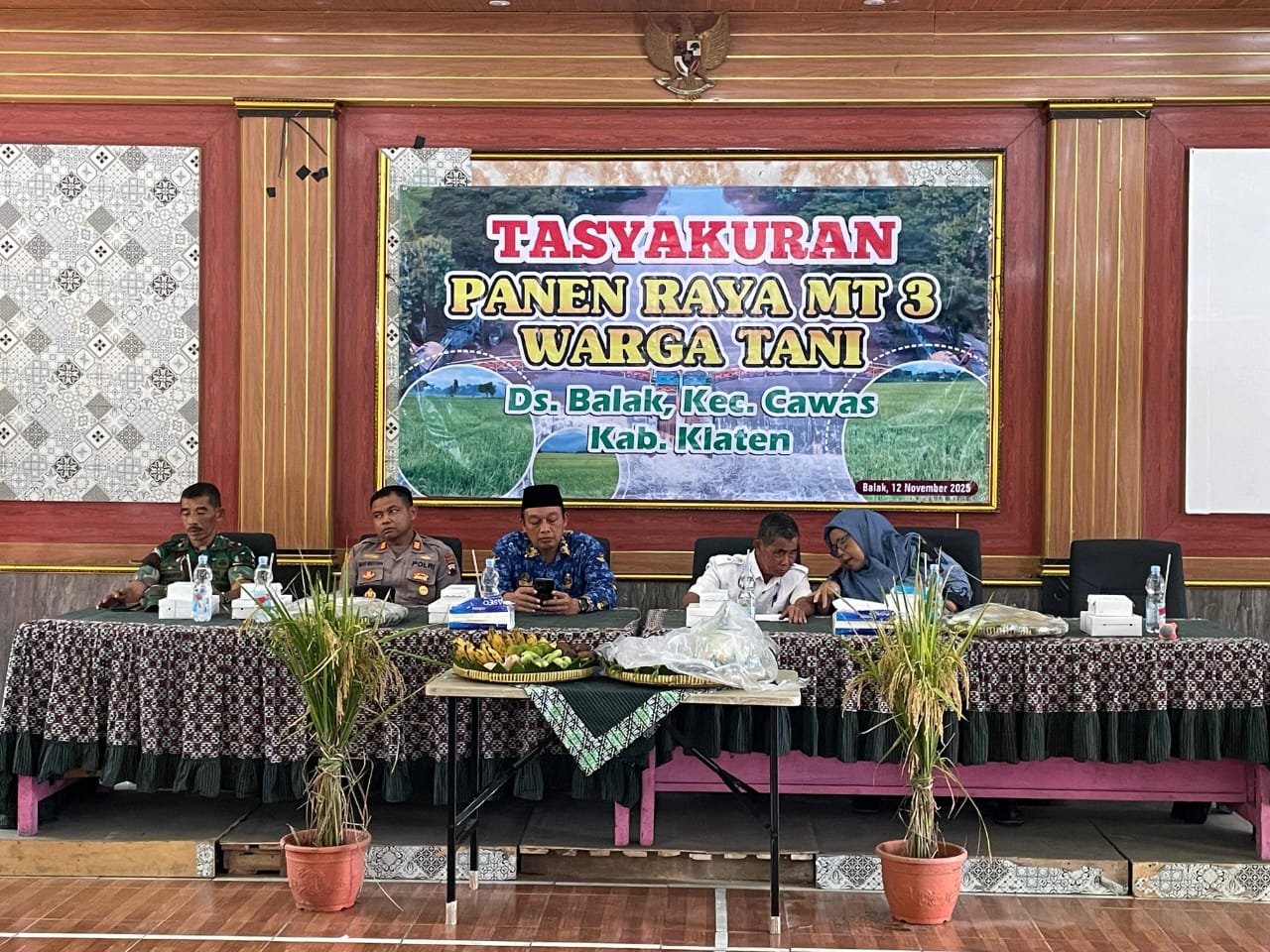 Panen Raya MT 3 Desa Balak Cawas Klaten, Momentum Kebersamaan Untuk Kesejahteraan