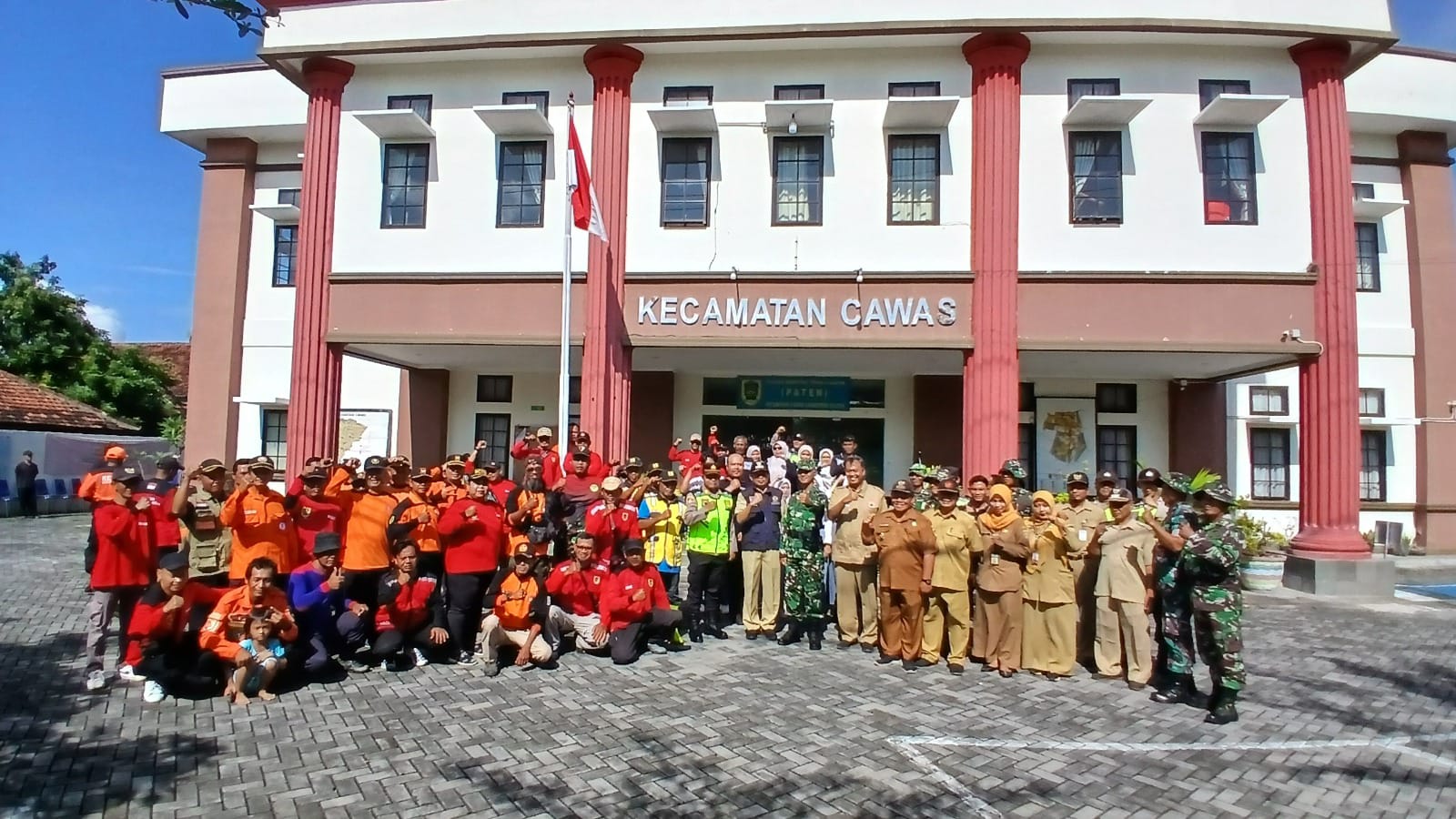 Apel Bersama Kesiapsiagaan, Muspika Cawas Perkuat Koordinasi Penanggulangan Bencana