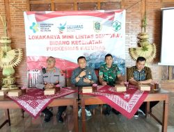 Danramil 05/Jatinom Hadiri Loka Karya Mini Lintas Sektoral Puskesmas Kayumas Klaten