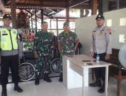 Koramil Prambanan Kodim 0723/Klaten Bersama Polsek Prambanan Amankan Masa Ramai Natal 2025 Di TWC Candi Prambanan