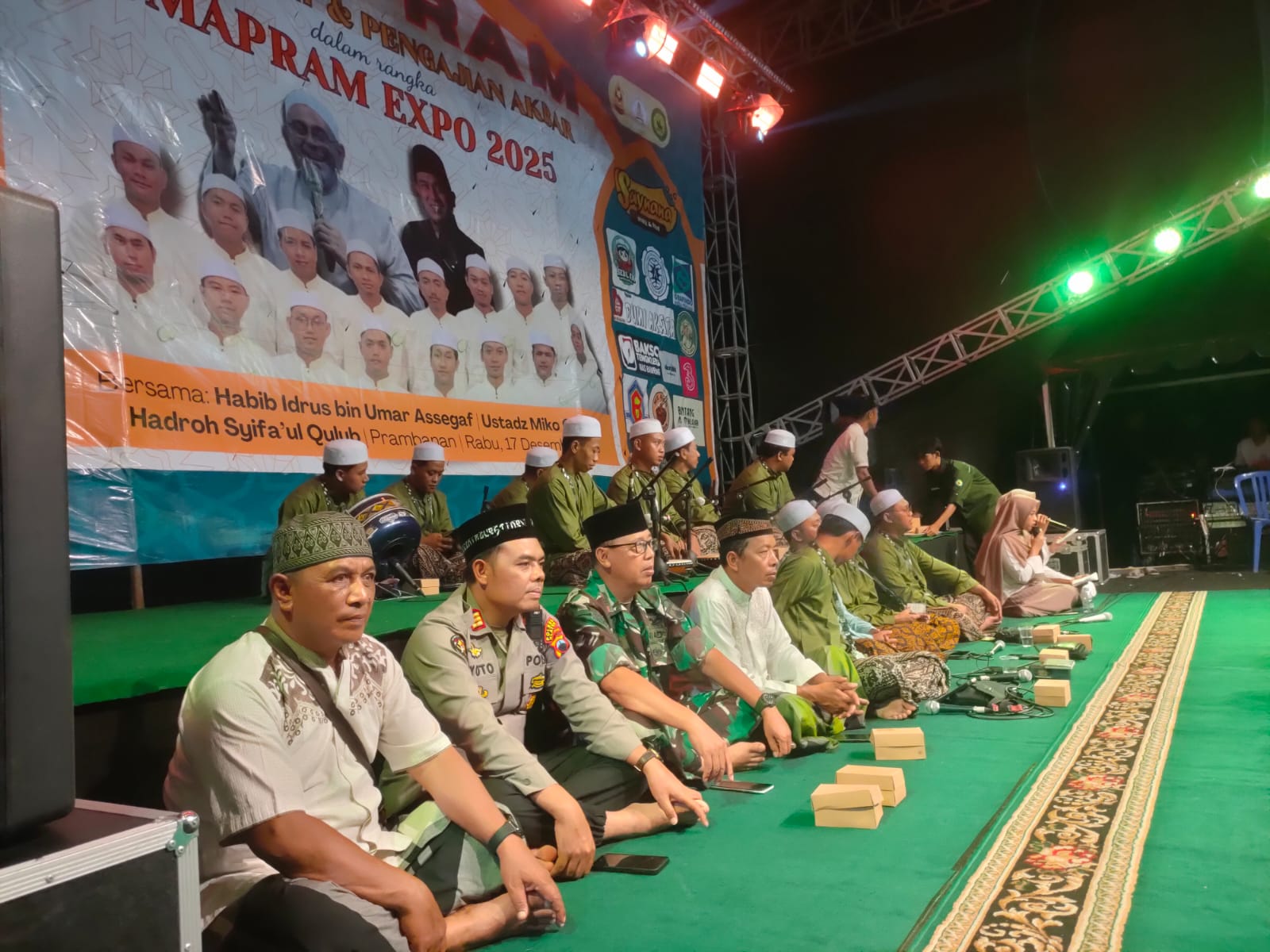 Danramil 09/Prambanan Hadiri Pengajian Akbar Rangkaian SMAPRAM EXPO Tahun 2025