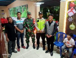 Babinsa Koramil 09/Prambanan Bersama Bhabinkamtibmas Amankan Ibadah Dan Perayaan Natal Di GKAI Prambanan
