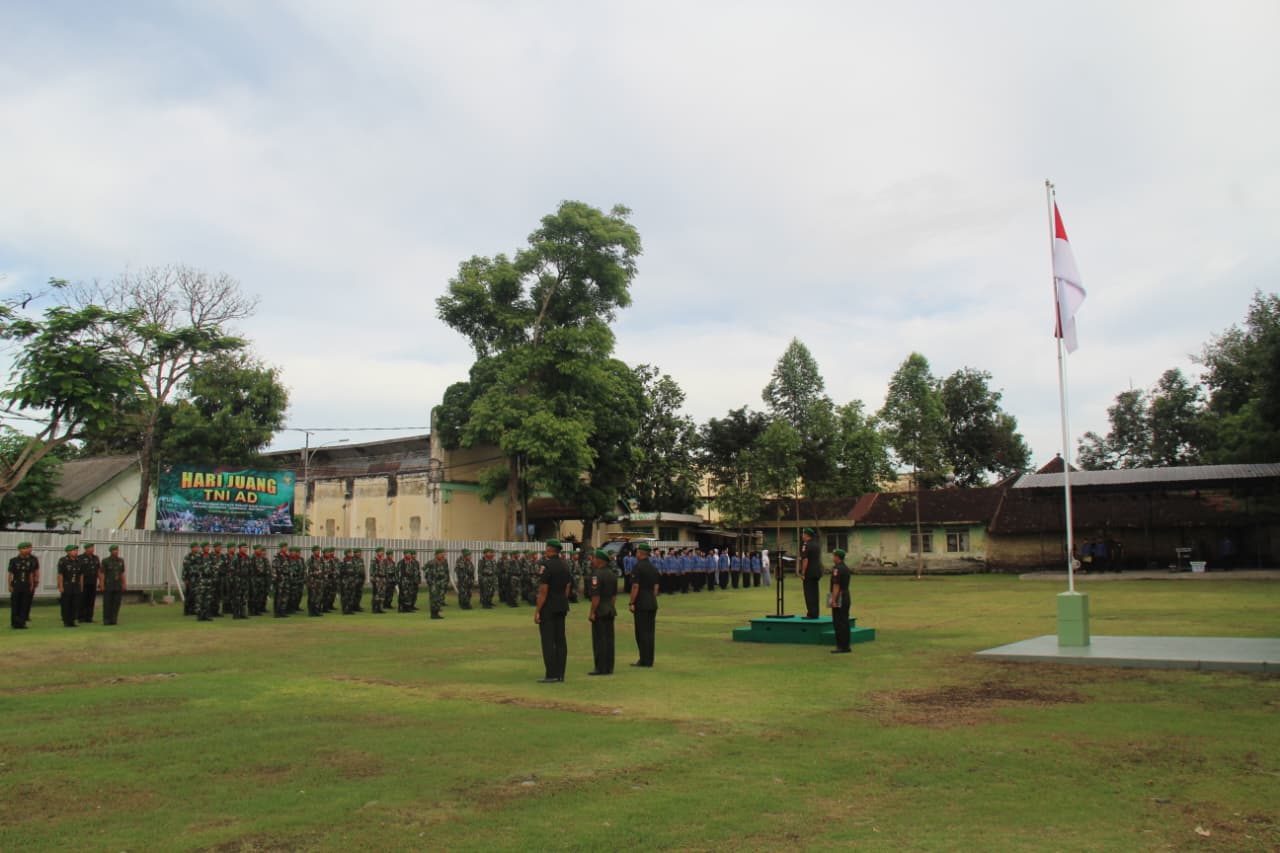 Kodim 0723/Klaten Selenggarakan Upacara Peringatan Hari Juang TNI Angkatan Darat Tahun 2025