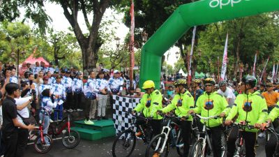 Semarak Hari Juang TNI AD 2025, Kodim 0723/Klaten Gelar Fun Bike Bersama Ribuan Warga