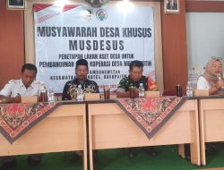 Koramil 01/Kota Hadiri MUSDESUS Penetapan Lahan Gerai KDKMP Di Desa Tambongwetan Klaten