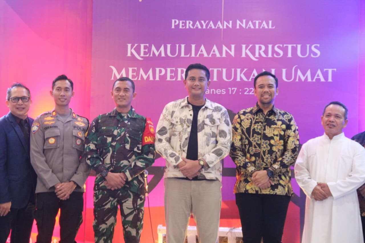 Dandim 0723/Klaten Hadiri Perayaan Natal Bersama Umat Kristiani Se-Kabupaten Klaten Tahun 2025