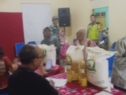 Bantuan Pangan Kemensos di Desa Tugu Klaten Disalurkan, Babinsa Koramil 20/Cawas Sampaikan Ini